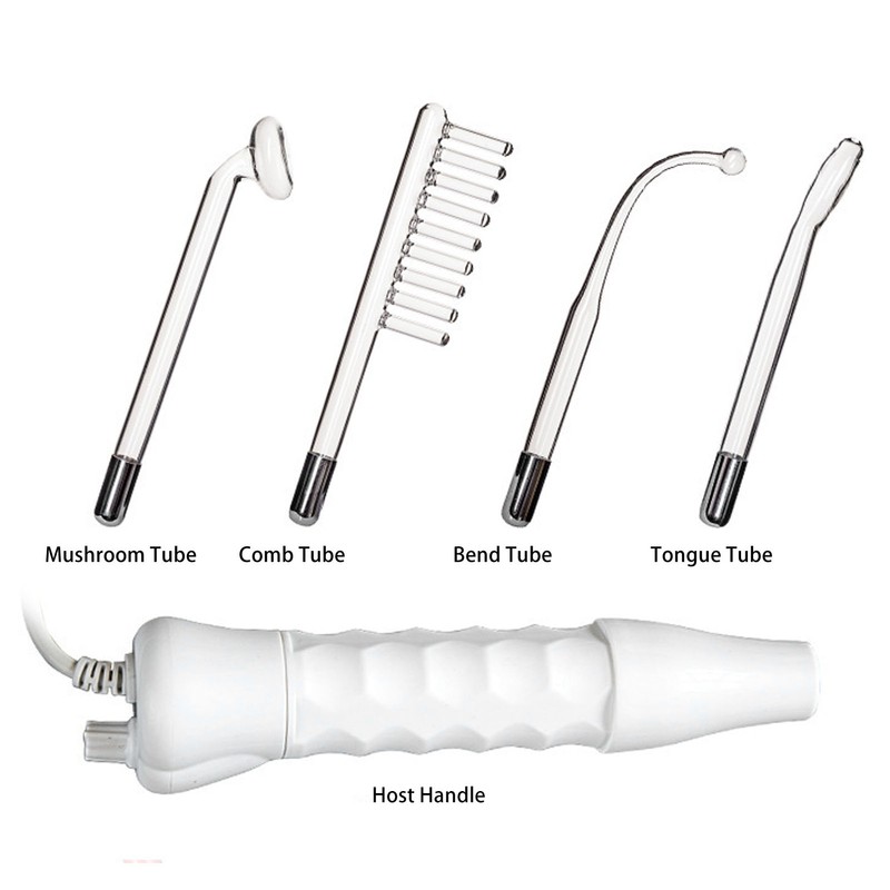 4pcs Skin Therapy Wand High Frequency Mite Removal Acne Treatment