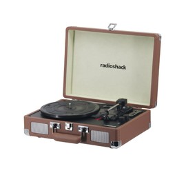 RadioShack Portable Suitcase Turntable with Bluetooth