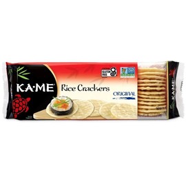 Kame Plain Rice Cracker, 3.5 oz, 12 Pack