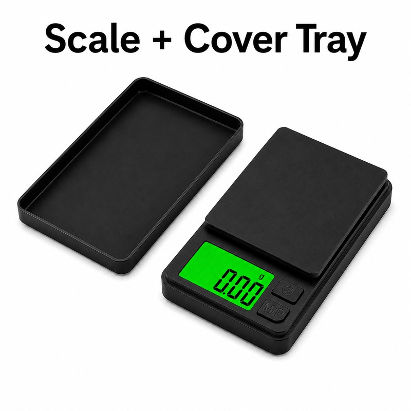 Digital Pocket Scale 1000g x 0.1g Mini Gram Scale with
