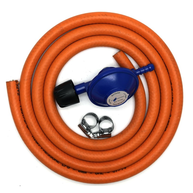 Continental Camping gas Type 30Mbar Gas Regulator With 1M Hose