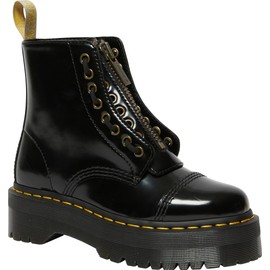 Dr. Martens Women's Vegan Sinclair Fashion Boot, Black Oxford, 6