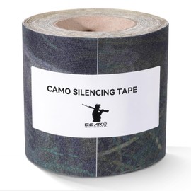 GearOZ Camo Silencing Tape for Hunting, 2.5"x90" Camouflage Lurk Tape Self-Adhesive Fabric Tape Roll for Metal Gun Hunting Gear Accessories, Waterproof Silence Tapes for Quieting Duct Wrap