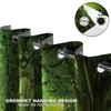 MissHope Green Tree Forest Blackout Curtains Wild Green Scenery Sunshine
