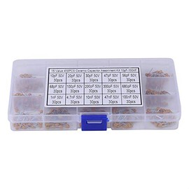 450pcs 10pf-100nf 15 Capacitores De Cerámica Del Valor Kit De Cerámica Del Surtido Del Condensador De Múltiples Capas Con La Caja