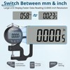 ALLmeter Digital Thickness Gauge,0.01mm Resolution,0-12.7mm Range