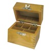 Wood Box Storing Safely Gold Test Kit Holds 3 Testing
