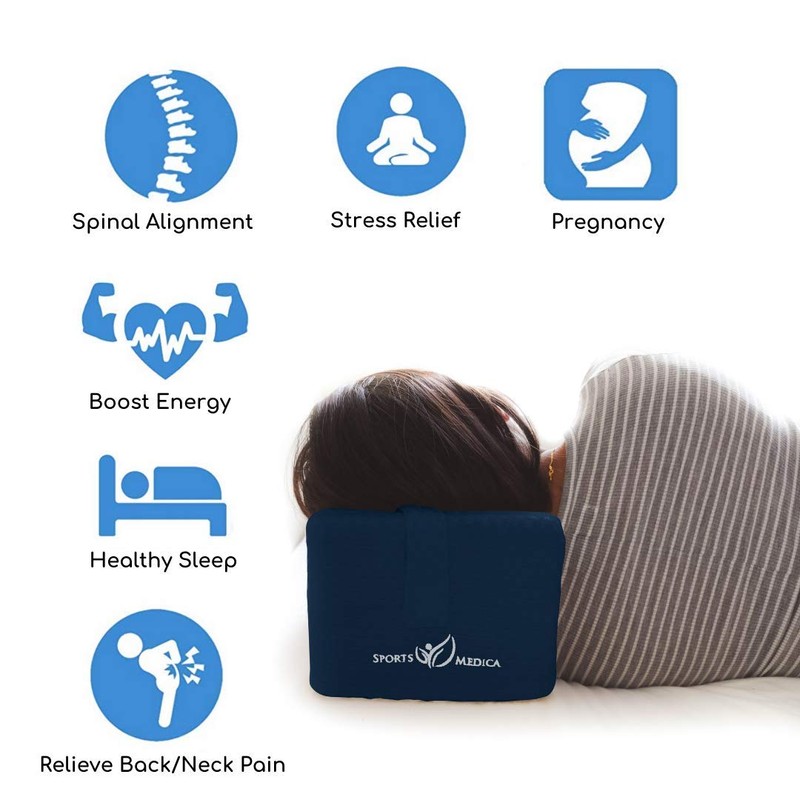 Doctor Developed Knee Pillow for Side Sleepers - Handbook Included