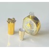KML Perfumes Glass Golden Spray Bottle 20ml Empty Refillable Perfume