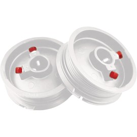 White Series 400-8 Garage Door Cable Drum Up to 8' Feet High Door, Standard-Lift, Heavy Duty Garage Door Parts and Hardware (Pair)
