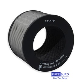 PUREBURG U9C True HEPA Replacement Filter Compatible with LG PuriCare AeroTower Air Purifying Fan U9C Series U9CV2B / U9CS1C / U9CV1C,H13 4-Stage Filtration Activated carbon Air Clean Dust,2-Pack