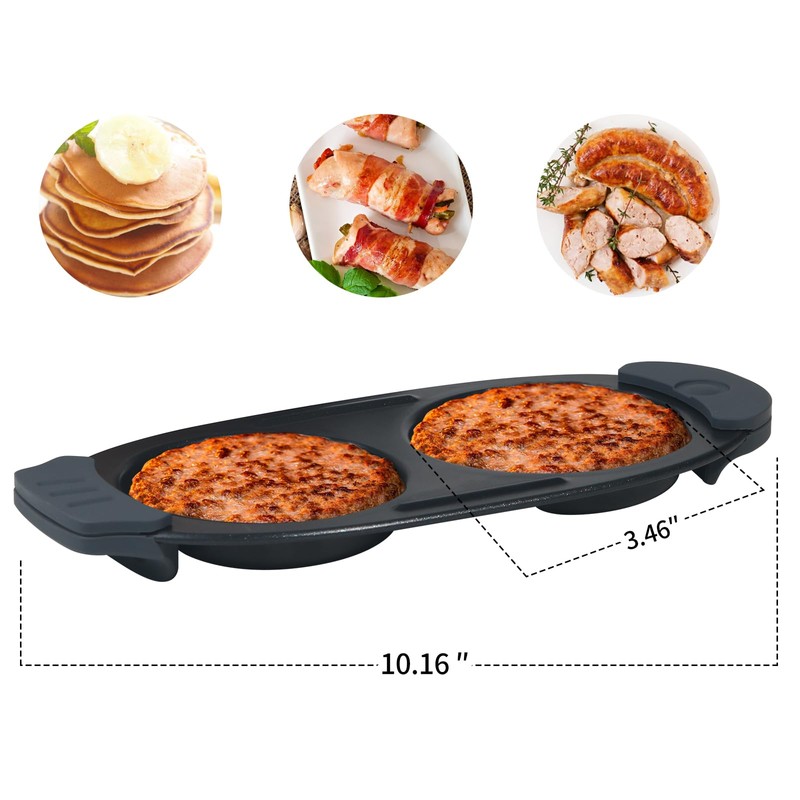 MKYSAIL Quick-Heat Microwave Egg Cooker|Poacher|fryer,Multi-use microwave egg maker for Breakfast