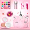 ZGMSDSCZ Maquillaje para Niñas-11 pcs, Kit De Maquillaje De Simulación