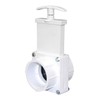 Valterra 6201 PVC Gate Valve, White, 2" Slip