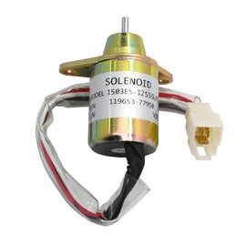 Galloparts 12V Fuel Shut Off Solenoid Valve 1503ES-12S5SUC5S 119653-77950 Compatible with Yanmar John Deere Kubota Woodward Komatsu Takeuchi Engines 119285-77950 SA-4562T