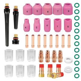 49-Piece Welding Accessories Set for TIG Welding Machine WP-9/26/17/18/26, Welding Machines Welding Accessories, TIG Accessories Hose Package, TIG Torch