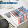 Hanging File Folders, 25 Pack Letter Size File Folders with