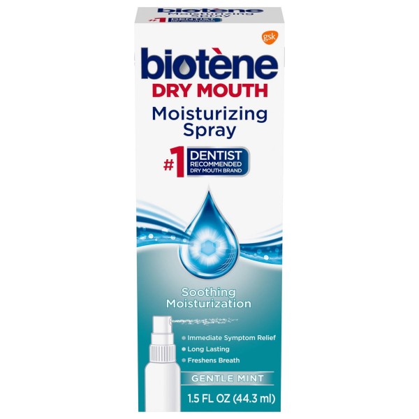 Biotène Biotene Dry Mouth and Fresh Breath Moisturizing Spray, Gentle