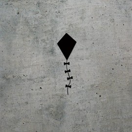 Decal Stickers of Kite 1 (Black) (Set of 2) Premium Waterproof Vinyl Decal Stickers for Laptop Phone Accessory Helmet Car Window Mug Tuber Cup Door Wall Decoration - BICVER1769731BLW19Y24