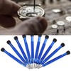 10Pcs Professional Watch Screwdriver Watch Repairing Tool with Storage Box