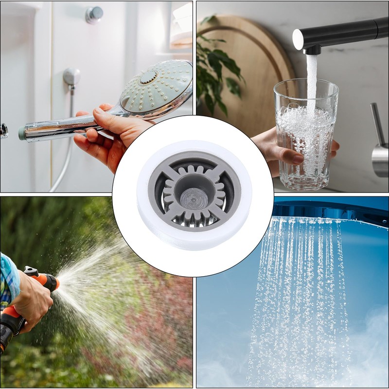 uxcell Shower Flow Reducer Limiter Set, Water Flow Saver Adapter