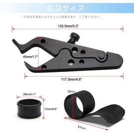 YFFSFDC Motorcycle Throttle Assist, Set of 2, Axle Assist, Throttle Lock, Axle Assist, For Yamaha, Kawasaki, Honda, Suzuki, Etc. Motorcycle Accessories, Durable, Universal