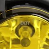 Spec-D Tuning Yellow Bumper Driving Fog Lights + Bulbs +
