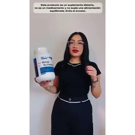 Suplemento Bcaas  Glutamina 500g Sabores Naranja