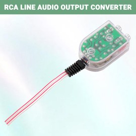 RCA Audio Output Converter: Speaker to Line Converter - Convert Speaker Outputs to Line Signals for Portable Sound Systems