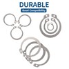 255PCS Metric 304 Stainless Steel C-Clips External Retaining Ring Assortment