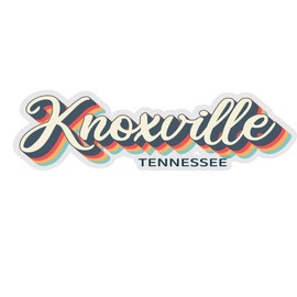 Knoxville Tennessee Souvenir 4-Inch Vinyl Decal Sticker 3D Design 4-Inch|Sticker