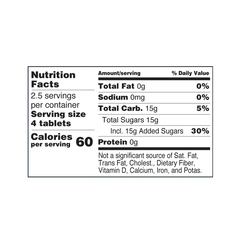 TRUEplus Glucose Tablets, Raspberry Flavor - 6X 10ct Tubes