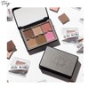 TOOQ Master Piece Eye Shadow 6colors & Palette Customizing Set 7items, Color1:10 Vanilla Beige