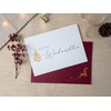 Joli Coon 5 Christmas Cards Merry Christmas A6 with Luxury