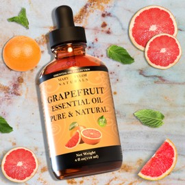 Grapefruit Essential Oil (4 oz), Premium Therapeutic Grade, 100% Pure and Natural, Perfect for Aromatherapy, Diffuser, DIY by Mary Tylor Naturals