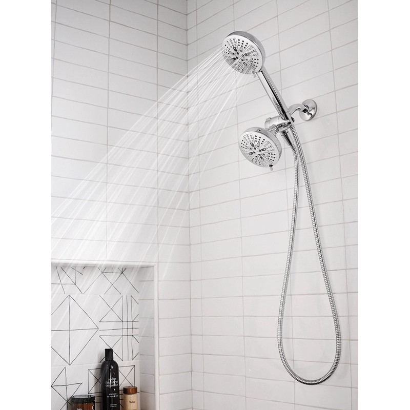 Moen Hydro Energetix High Pressure Dual Shower Head with Handheld