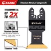 EZARC Multi-Tool Replacement Blades Titanium Alloy 6 Piece Set for