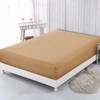 AL NOOR HOME Premium Beige Fitted Sheet - 100% Pure