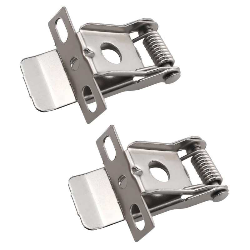 ZZHXSM 10PCS 3-Hole Strong Spring Clips with Bracket Flat Panel