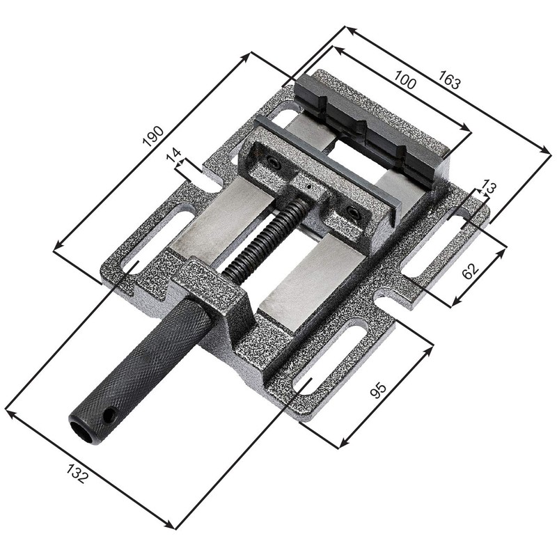 WABECO Machine Vice 100 mm Drill Bench Vice