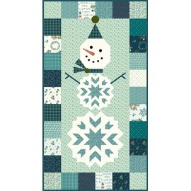 Riley Blake Arrival of Winter Collection by Sandy Gervais, Premium Quilting Fabric, Perfect for Quilting, Crafting, Sewing Projects and More… (Frosty Wall Hanging Pattern)