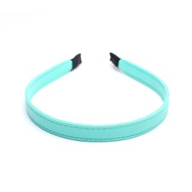 QinGoo Green Leather Headband Cute Women's Green Hair Band Bangs Stylish No Pain Hair Accessory Korean Going Out Face Wash 1 Piece