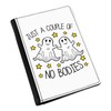 Just A Couple of No Bodies Ghosts Passport Holder Cover