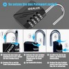 IDEALUX Padlock Combination Locks, 1 Piece, Locks with Combination Code,