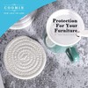 Absorbent Drink Coasters Handmade Braided Drink Coasters, Super Absorbent Heat-Resistant