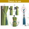 NOELAMOUR Curtain Tassel, Curtain Rope, Curtain Tieback, Decorative, Fashionable, Fastener,