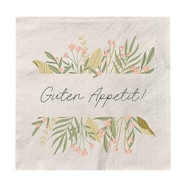 Graphic Workshop Napkins with Saying Large | Pack of 20 | 16.5 x 16.5 cm | Colourful | Family