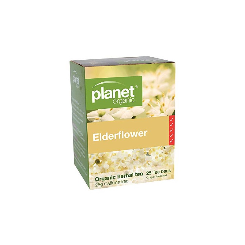 Planet Organic Elderflower 25 Tea Bags