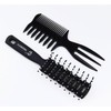 bicrops-4PCS Professional Comb Set, Wide Tooth Rat Tail Fine Tooth