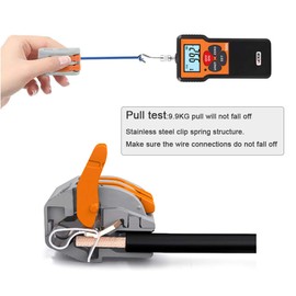 Lever-Nut,Wire Connector,Assortment 30 Pack Conductor Compact Wire Connectors 2 Port 3 Port 5 Port Lever Conductor Terminal Block Wire Push Cable Connector